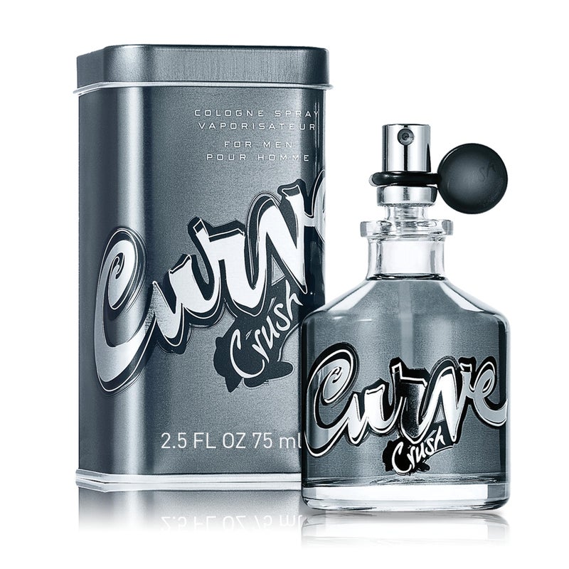 Curve Men's Cologne Fragrance Spray, Casual Day or Night Scent, Curve Crush, 2.5 Fl Oz - Image 1